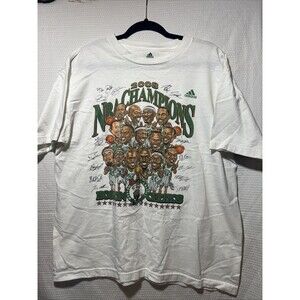 Adidas Boston Celtics 2008 NBA Champions White Green NBA Basketball Shirt L